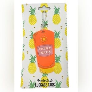 Wanderlust “Vacay Ready” Luggage tag